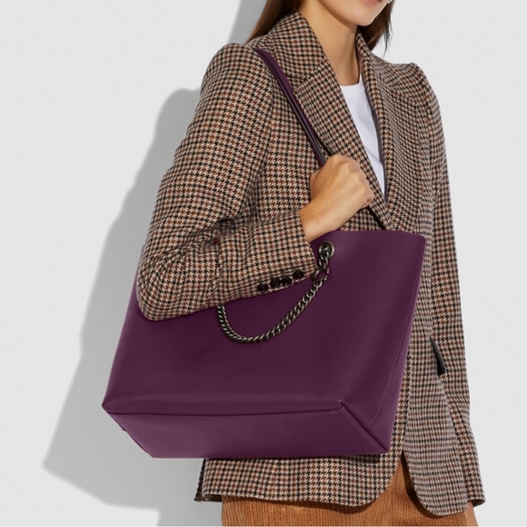 boysenberry coach purse